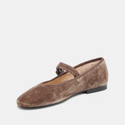 ROSLYN BALLET FLATS SMOKE VELVET^Dolce Vita Best