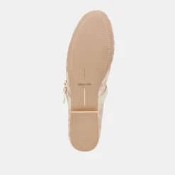 ROSLYN BALLET FLATS WHITE LEOPARD MESH^Dolce Vita Discount