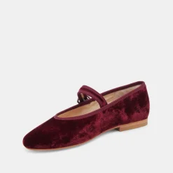 ROSLYN BALLET FLATS WINE VELVET^Dolce Vita Discount