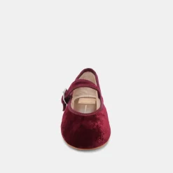 ROSLYN BALLET FLATS WINE VELVET^Dolce Vita Discount