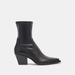 RUTGER WIDE CALF BOOTS BLACK LEATHER^Dolce Vita Clearance