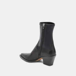 RUTGER WIDE CALF BOOTS BLACK LEATHER^Dolce Vita Clearance