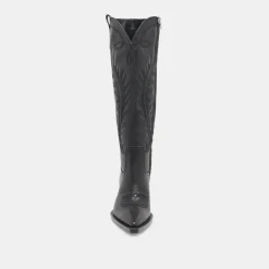 RYATT WIDE CALF BOOTS BLACK LEATHER^Dolce Vita Outlet