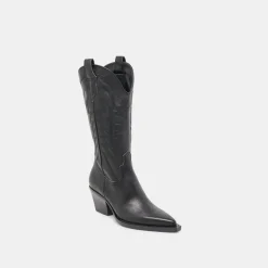 RYLAND BOOTS BLACK LEATHER^Dolce Vita Hot