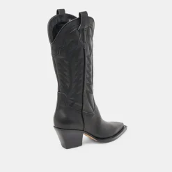 RYLAND BOOTS BLACK LEATHER^Dolce Vita Hot