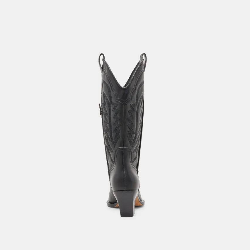 RYLAND BOOTS BLACK LEATHER^Dolce Vita Hot
