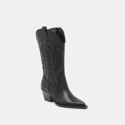 RYLAND EXTRA WIDE CALF BOOTS BLACK LEATHER^Dolce Vita Sale