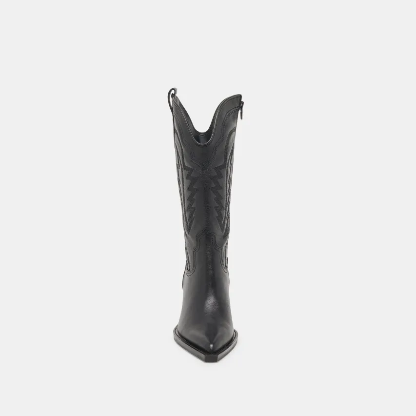 RYLAND WIDE CALF BOOTS BLACK LEATHER^Dolce Vita Online