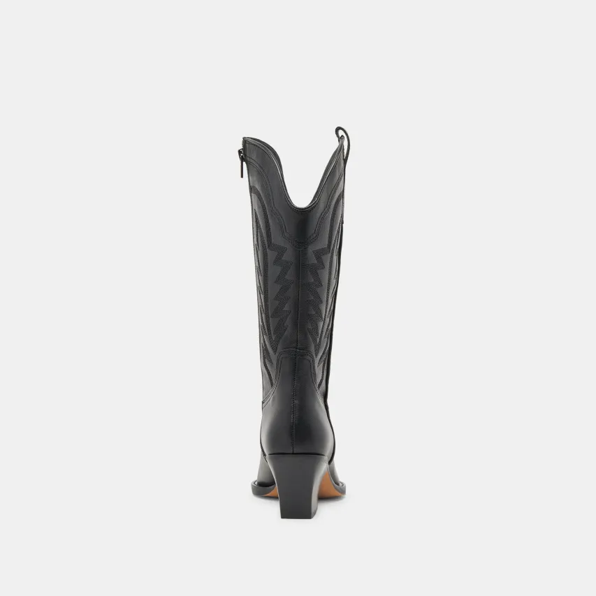 RYLAND WIDE CALF BOOTS BLACK LEATHER^Dolce Vita Online