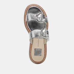 RYSHA SANDALS SILVER CRINKLE PATENT^Dolce Vita Best