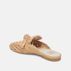 SABOR FLATS LT NATURAL RAFFIA^Dolce Vita New