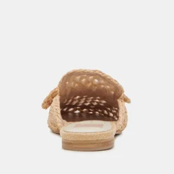 SABOR FLATS LT NATURAL RAFFIA^Dolce Vita New