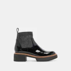 SALINE H2O WIDE BOOTIES MIDNIGHT CRINKLE PATENT^Dolce Vita Online