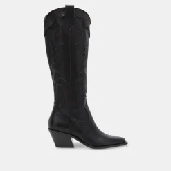SAMSIN BOOTS BLACK LEATHER^Dolce Vita New