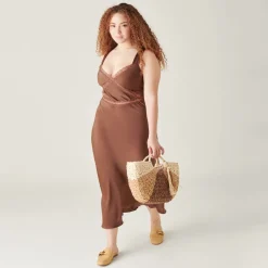 SANTEL FLATS HONEY RAFFIA^Dolce Vita Discount