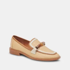 SARARA FLATS HONEY RAFFIA^Dolce Vita Hot