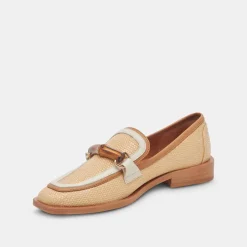 SARARA FLATS HONEY RAFFIA^Dolce Vita Hot