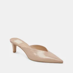 SARINA HEELS BEIGE CRINKLE PATENT^Dolce Vita Hot