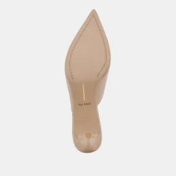 SARINA HEELS BEIGE CRINKLE PATENT^Dolce Vita Hot