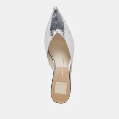 SARINA HEELS SILVER DISTRESSED LEATHER^Dolce Vita Best