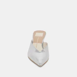 SARINA HEELS SILVER DISTRESSED LEATHER^Dolce Vita Best