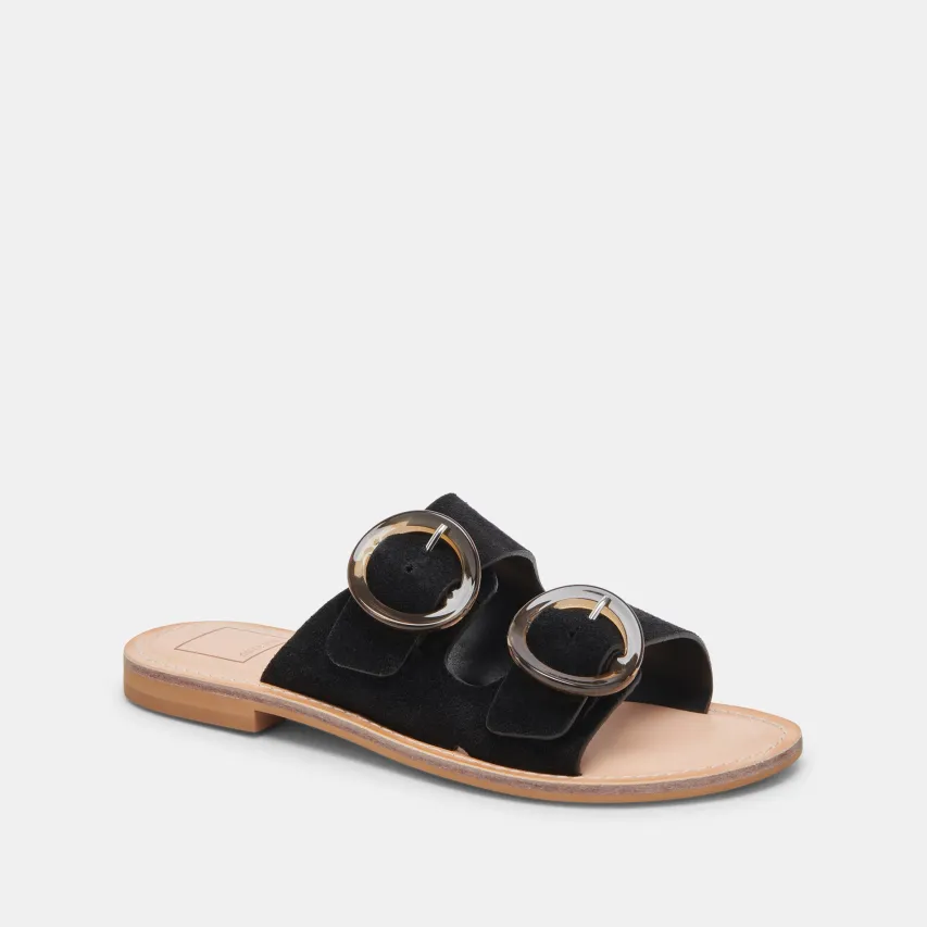 SECILY SANDALS ONYX SUEDE^Dolce Vita Online