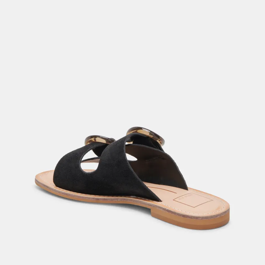 SECILY SANDALS ONYX SUEDE^Dolce Vita Online