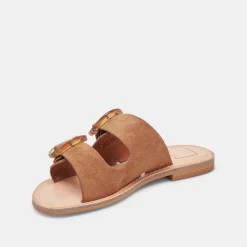 SECILY SANDALS PECAN SUEDE^Dolce Vita New