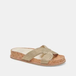 SELDA SANDALS GOLD RAFFIA^Dolce Vita Best