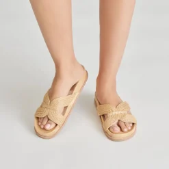 SELDA SANDALS LT NATURAL RAFFIA^Dolce Vita Discount