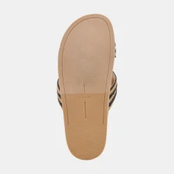 SELDA SANDALS NATURAL BLACK RAFFIA^Dolce Vita Clearance