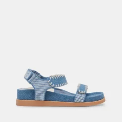 SENORA SANDALS BLUE MULTI DENIM^Dolce Vita Clearance
