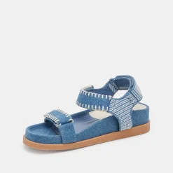 SENORA SANDALS BLUE MULTI DENIM^Dolce Vita Clearance