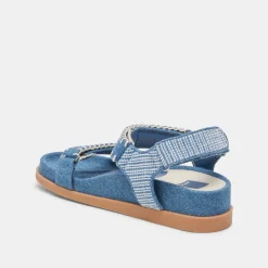 SENORA SANDALS BLUE MULTI DENIM^Dolce Vita Clearance
