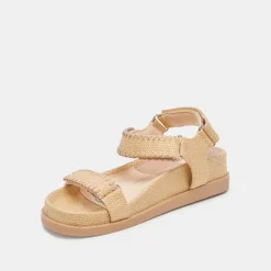 SENORA SANDALS LT NATURAL RAFFIA^Dolce Vita Sale