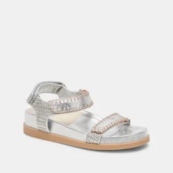 SENORA SANDALS SILVER KNIT^Dolce Vita New