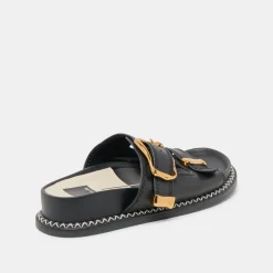 SEVANA SANDALS BLACK LEATHER^Dolce Vita Hot