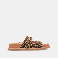 SEVANA SANDALS DK LEOPARD CALF HAIR^Dolce Vita Online