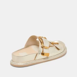 SEVANA SANDALS LIGHT GOLD DISTRESSED LEATHER^Dolce Vita Outlet