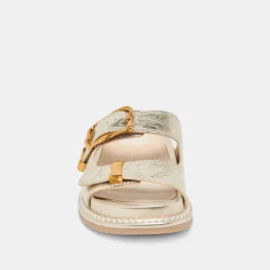 SEVANA SANDALS LIGHT GOLD DISTRESSED LEATHER^Dolce Vita Outlet