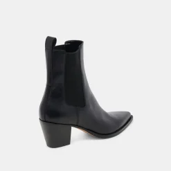 SHADIE H2O BOOTIES BLACK LEATHER^Dolce Vita Discount