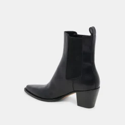 SHADIE H2O BOOTIES BLACK LEATHER^Dolce Vita Discount