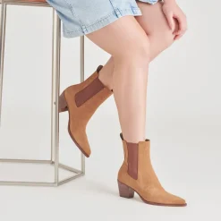 SHADIE H2O BOOTIES BROWN SUEDE^Dolce Vita Fashion