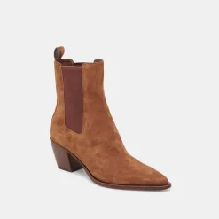 SHADIE H2O BOOTIES BROWN SUEDE^Dolce Vita Fashion