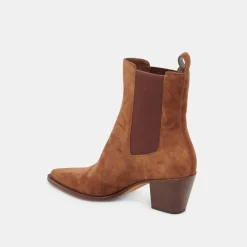 SHADIE H2O BOOTIES BROWN SUEDE^Dolce Vita Fashion