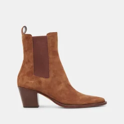 SHADIE H2O WIDE BOOTIES BROWN SUEDE^Dolce Vita Hot