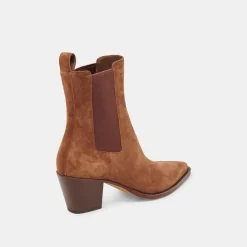 SHADIE H2O WIDE BOOTIES BROWN SUEDE^Dolce Vita Hot