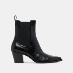 SHADIE H2O WIDE BOOTIES MIDNIGHT CRINKLE PATENT^Dolce Vita Best