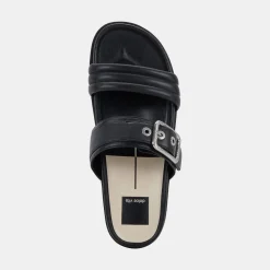 SHAILA SANDALS BLACK LEATHER^Dolce Vita Outlet