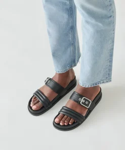 SHAILA SANDALS BLACK LEATHER^Dolce Vita Outlet